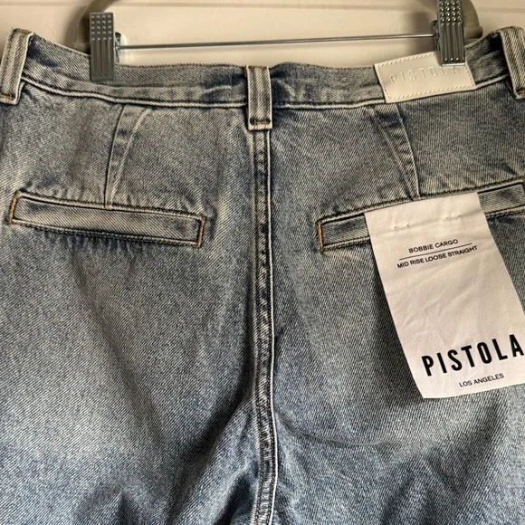 Pistola Blue Straight Leg Jeans - Picture 4 of 5